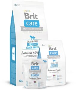 granule Brit Care Grain-free Junior Large Breed Salmon & Potato