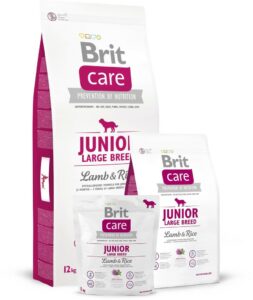 granule Brit Care Junior Large Breed Lamb & Rice