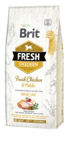 granule Brit Fresh Chicken with Potato Adult Great Life