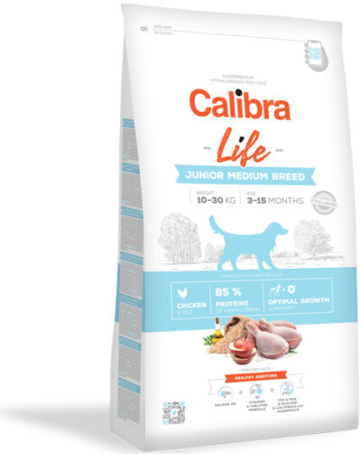 Calibra Dog Life Junior Medium Breed Chicken