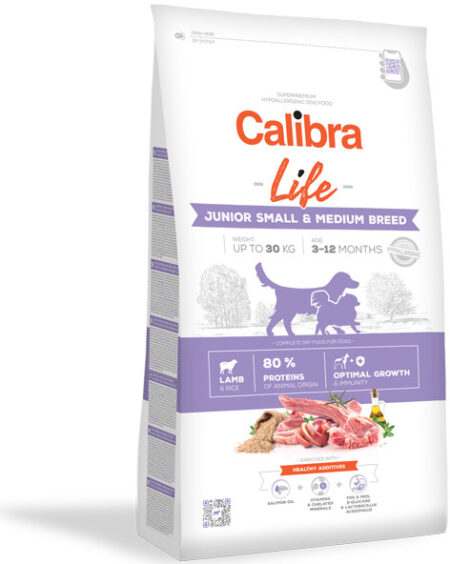 Calibra Dog Life Junior Small&Medium Breed Lamb